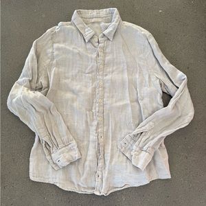 CP Shades linen cotton button down